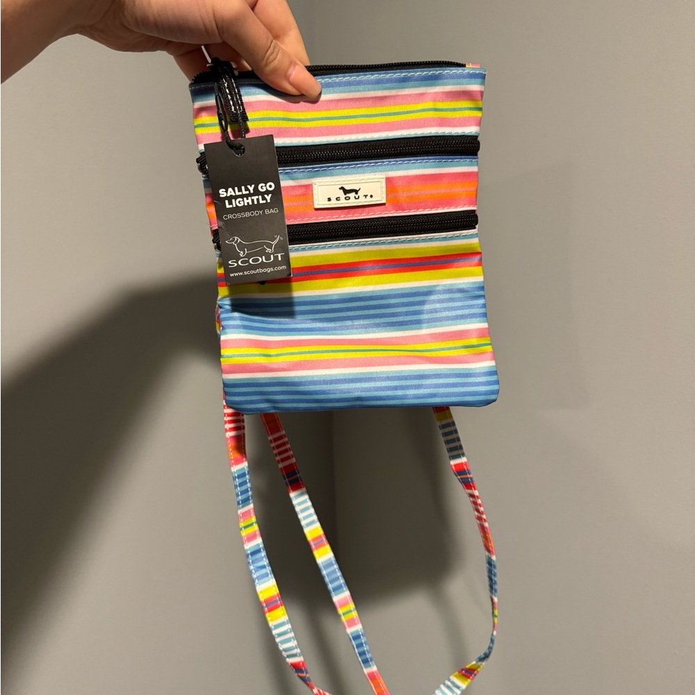 SCOUT Sally Go Lightly Colorful Striped Crossbody Bag